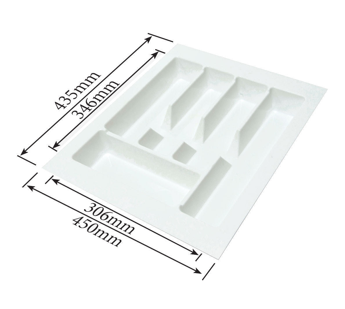 KCI01 Cutlery Tray Insert - Trim to Fit