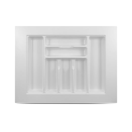 KCI09W - White Extra Large Cutlery Tray Insert (suits 800 mm draws)