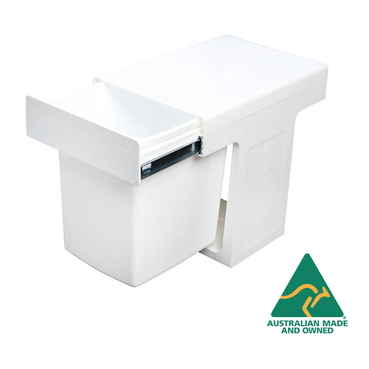 15L Slim Single Bin Slide Out Waste Separation System (KRB16) - No 1 Seller